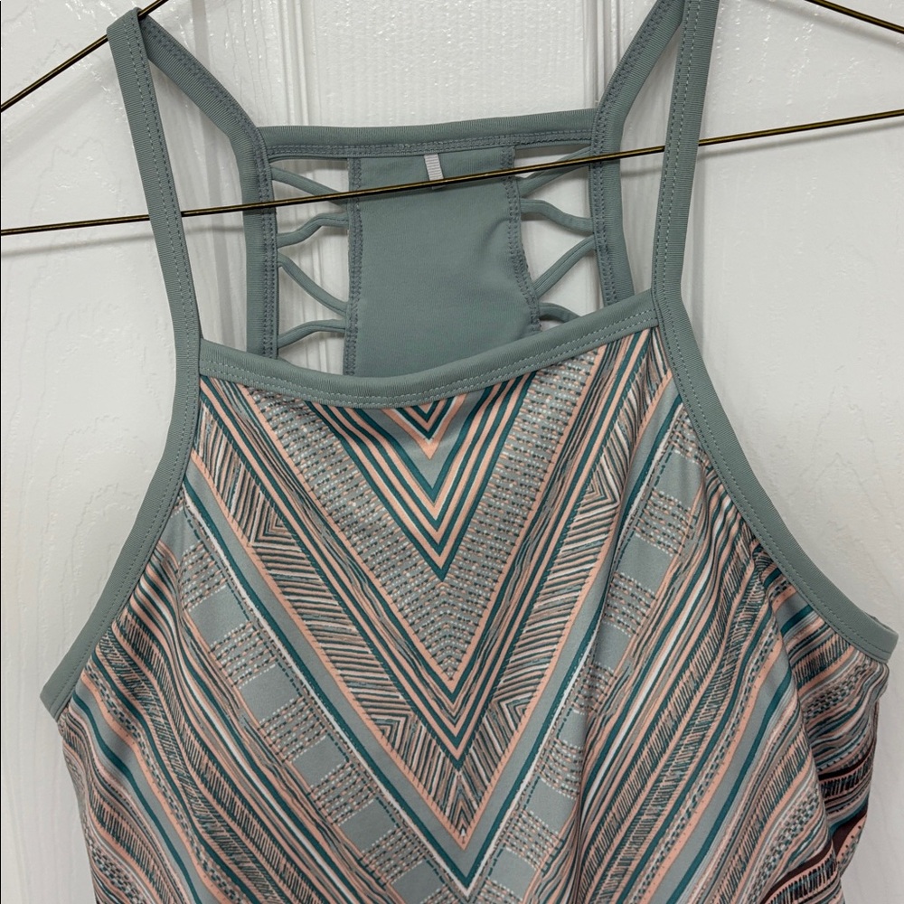 Prana Ardor Dress Agave Samba Green Neutral Athletic Stretch Size Small - Picture 3 of 7